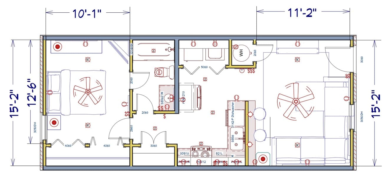 327 N Ross St #236, Auburn, AL 36830, A well-designed floor plan details a versatile liv