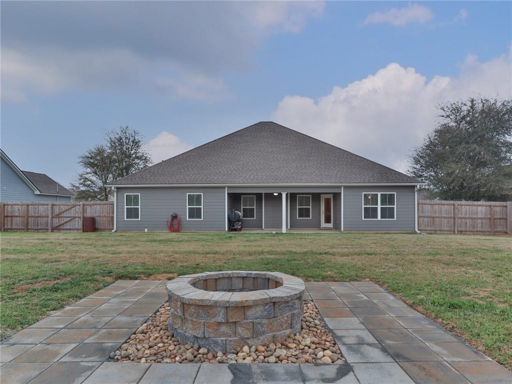 16 MAXWELL, FT MITCHELL, AL, 36856, Back of the house and fire pit