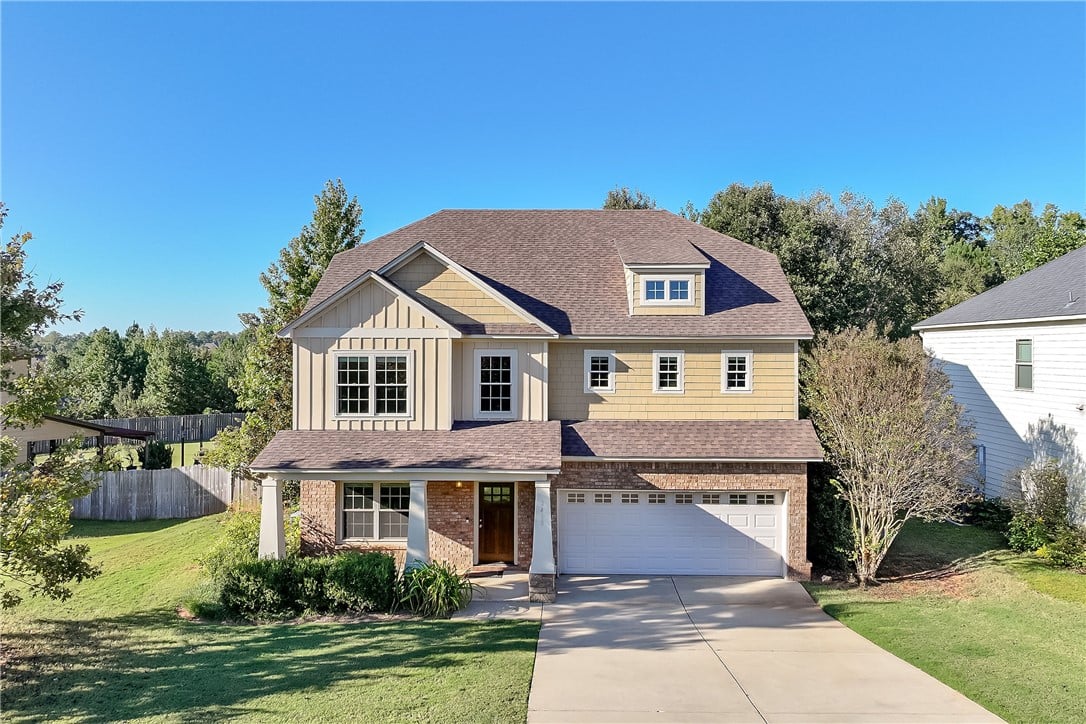 2418 Antler Ridge Dr, Auburn, AL 36832, An inviting front elevation showcases classic bric
