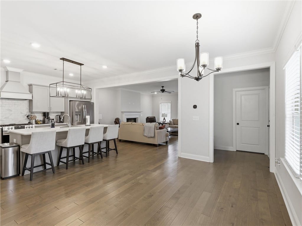 857 Clear Spring Dr, Auburn, AL 36830, An open concept design seamlessly connects the kit
