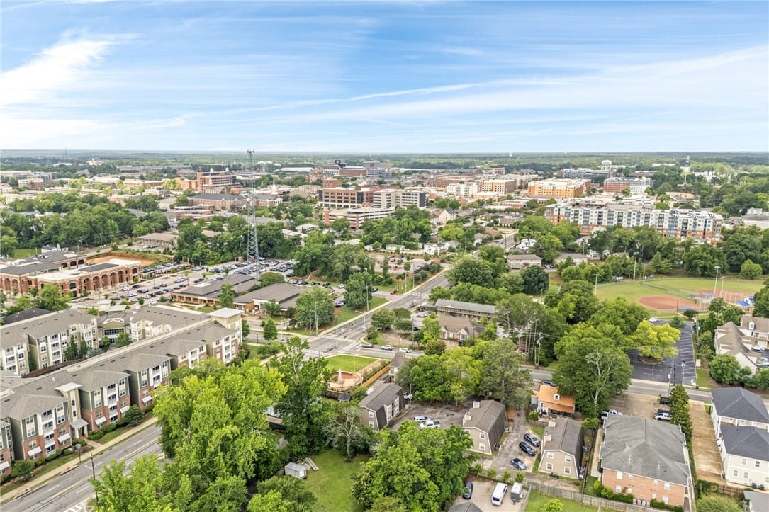 210 N Ross St Apt K, Auburn, AL 36830, An aerial perspective reveals a vibrant neighborho