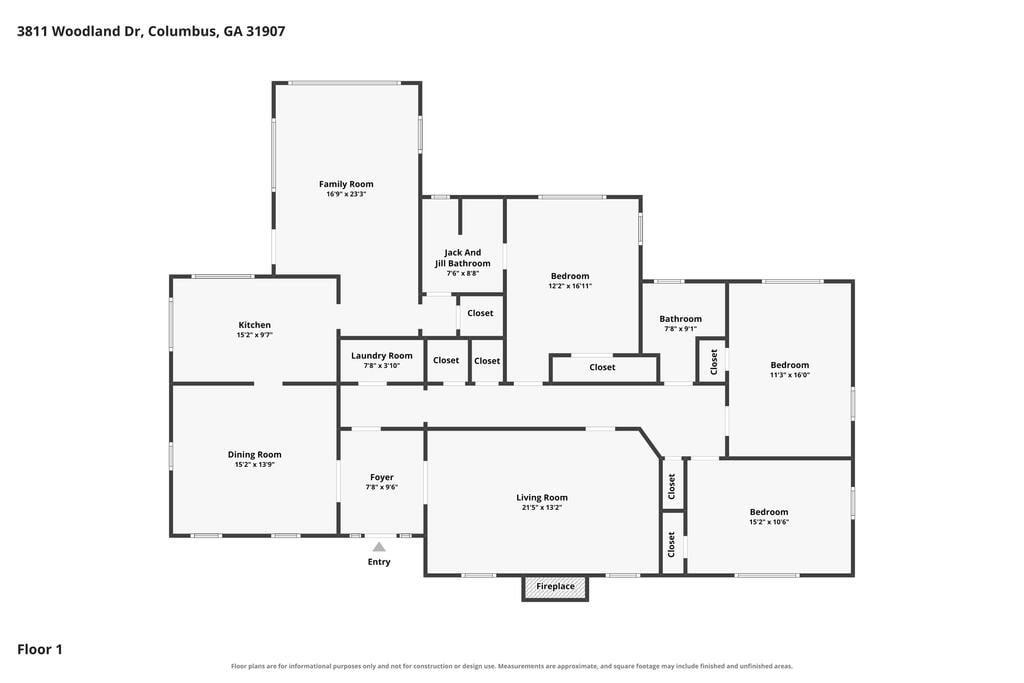 3811 Woodland Dr, Columbus, GA 31907