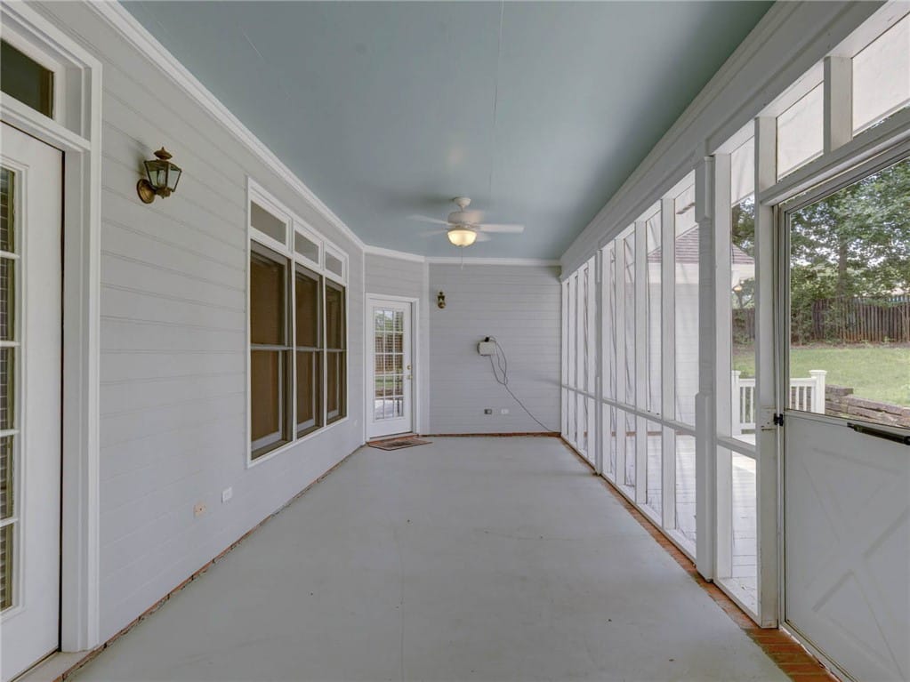 513 Winterburn Ave, Opelika, AL 36801, A tranquil screened porch offers seamless outdoor