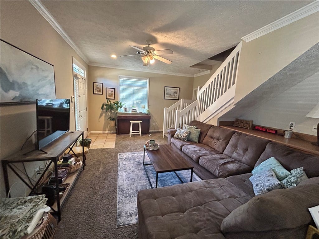 391 Jack Hampton Dr, Auburn, AL 36830, This inviting living room offers comfort and archi