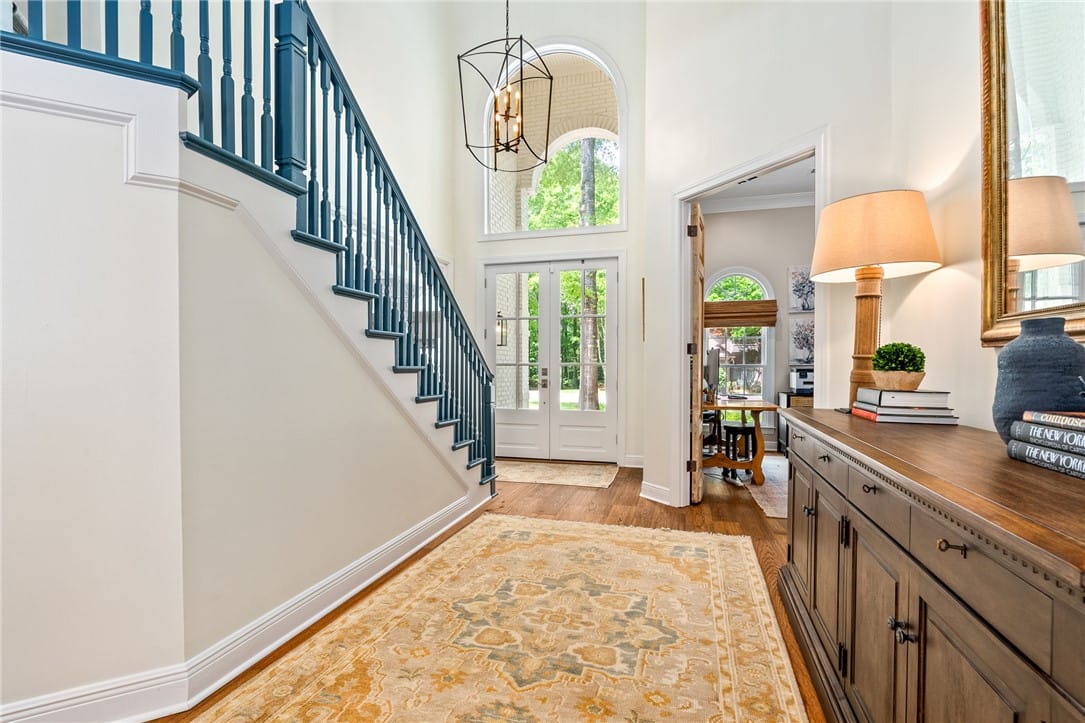 1657 Abby Rd, Auburn, AL 36830, USA, This grand foyer showcases elegant architectural d