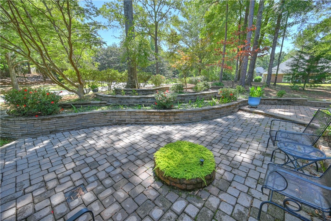 1280 Taylor Ct, Auburn, AL 36830, Wrap-around patio surrounded by tiered gardens!