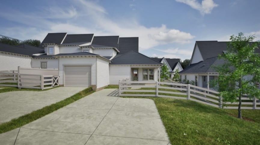 3201 Bottle Wy, Auburn, AL 36830, Rendering of Northgate Townhome Lot 198 - All plan