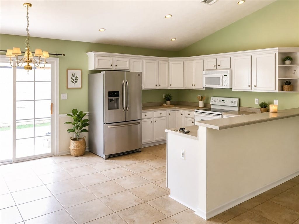 738 Whitaker Ln, Auburn, AL 36830, A well-equipped kitchen features ample counter spa