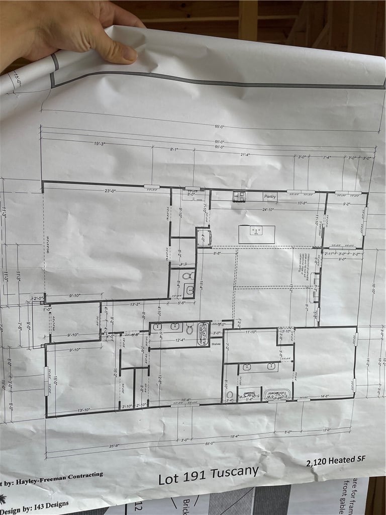 2711 Sophia Ct, Auburn, AL 36830, Detailed architectural blueprints outline the layo