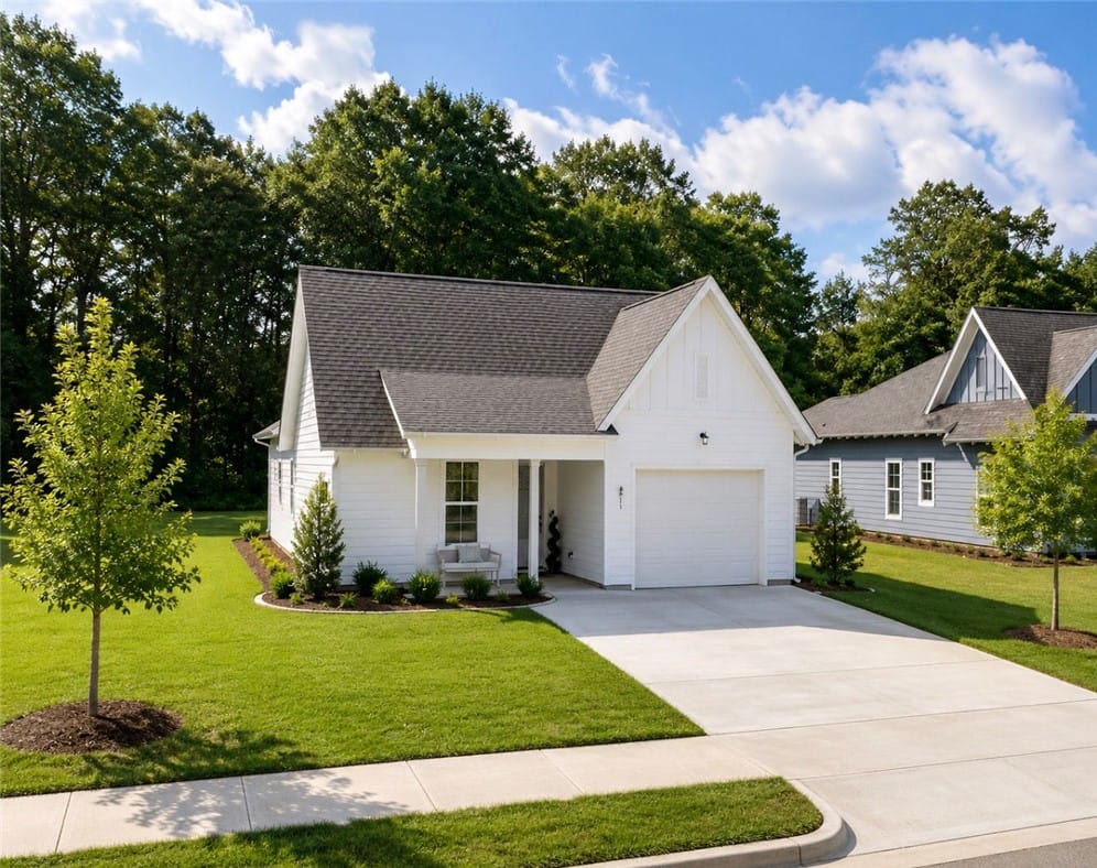 213 SUMMER, Opelika, AL, 36801, A well-maintained lawn and paved driveway welcome
