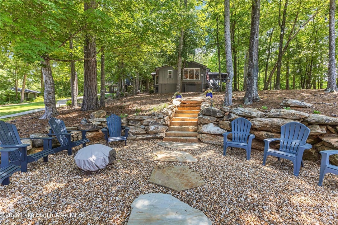 605 LAKEVIEW HEIGHTS, Jacksons Gap, AL, 36861, A private, shaded lakeside retreat with a spacious