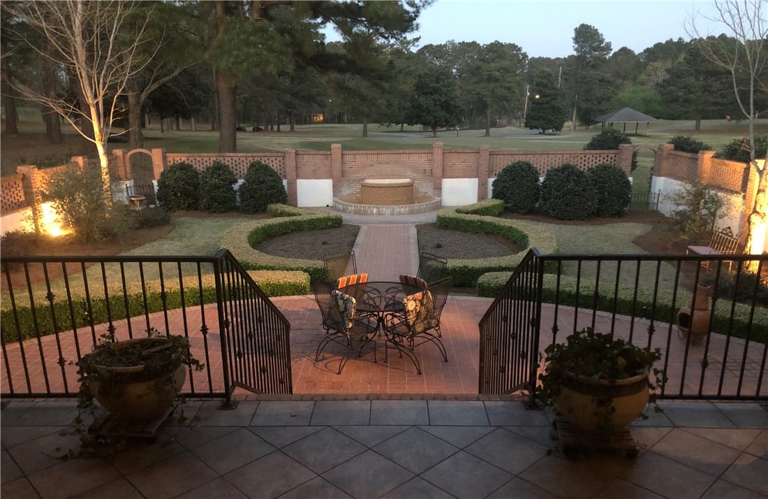 3203 Tifton Ln, Opelika, AL 36804, USA, A private brick patio and garden, perfect for outd