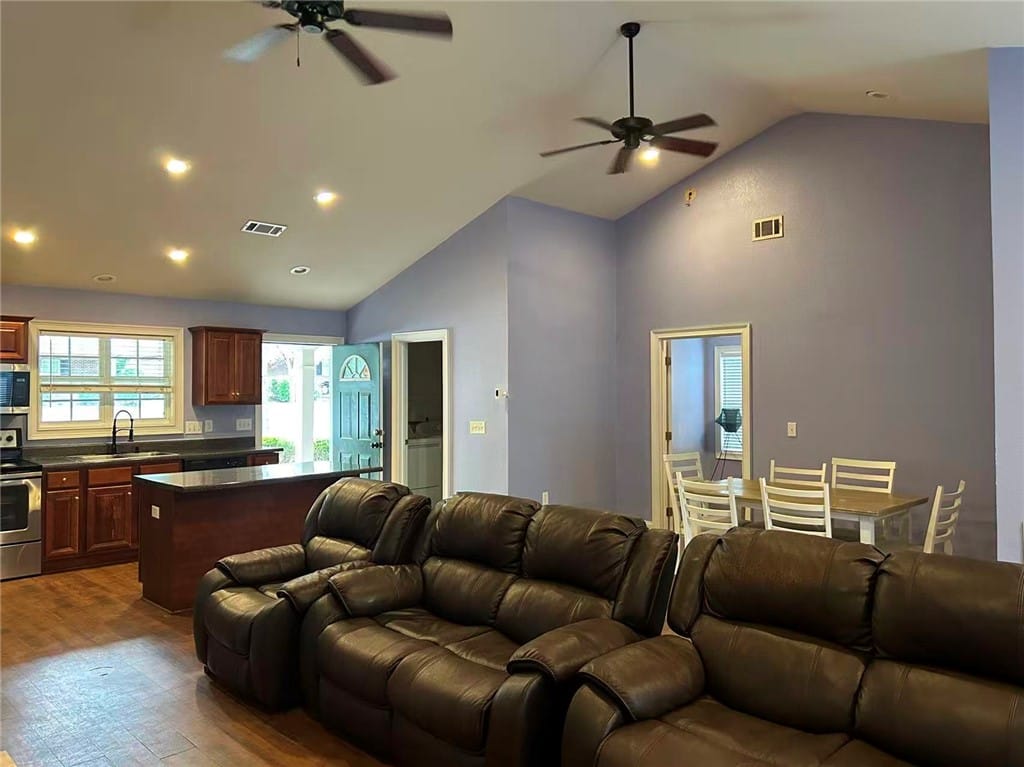 802 W Longleaf Dr Unit 53, Auburn, AL 36832, Soaring ceilings and recessed lighting define this