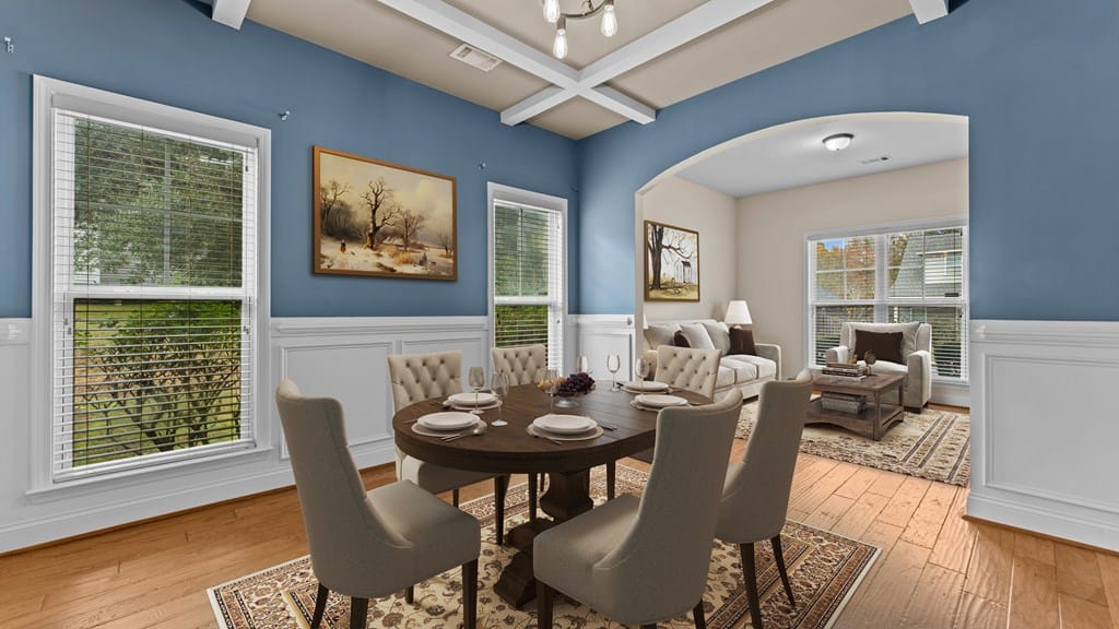 1544 Magnolia Way, Columbus, GA, 31904, Dining room w/coffered ceilings