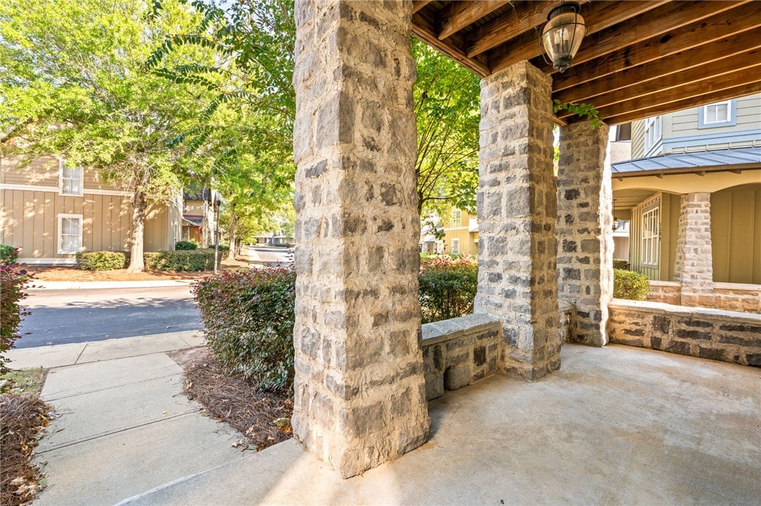 650 Dekalb St Unit 1308, Auburn, AL 36830, Beautiful stone pillars support the covered front