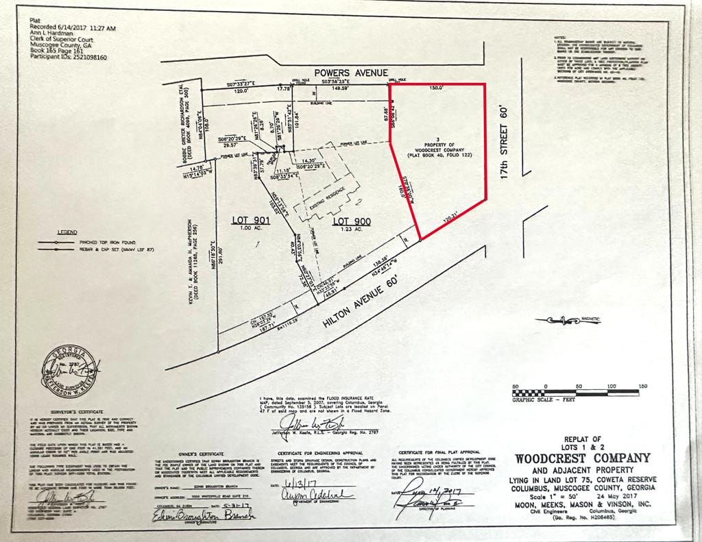 1702 Hilton Avenue, Columbus, GA, 31906, Site plan
