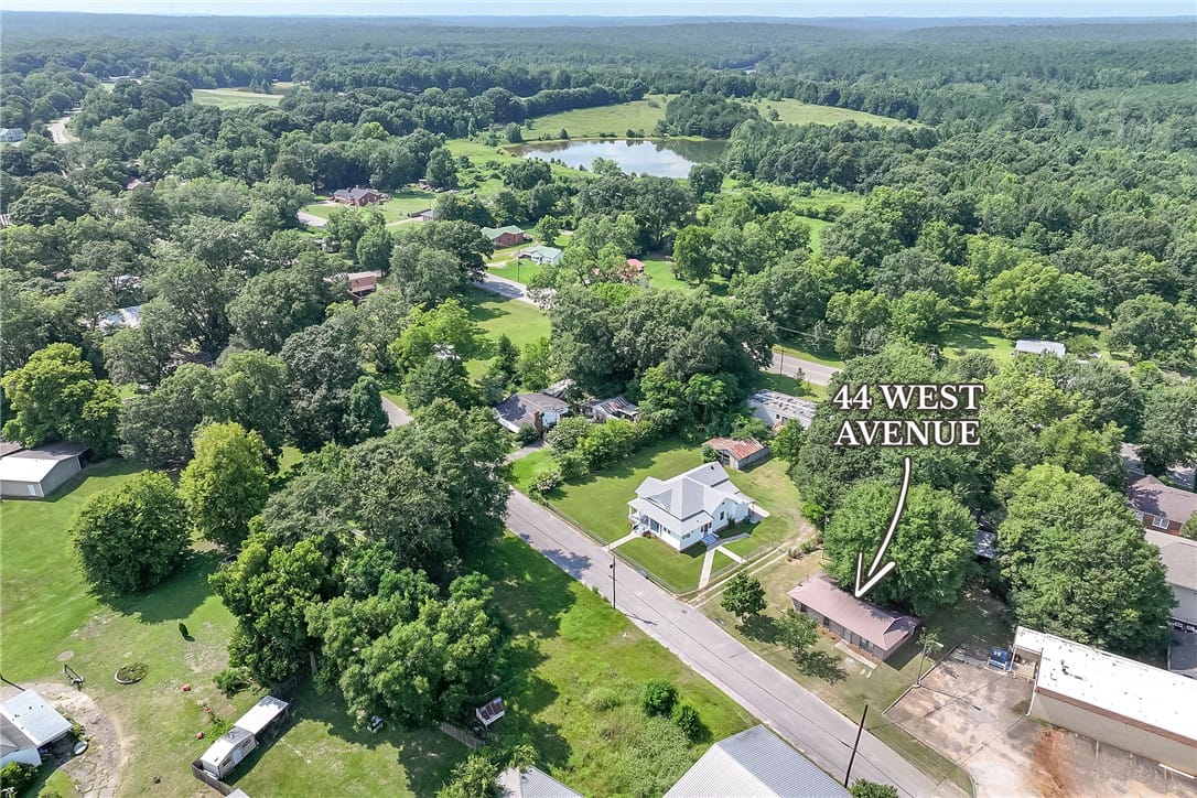 44 WEST, Notasulga, AL, 36866, An aerial perspective showcases a residential area