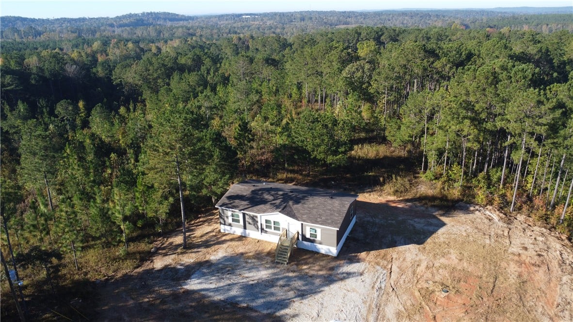 181 Heard Hill Cutoff, Jackson's Gap, AL 36861, A secluded residential setting bordered by a dense