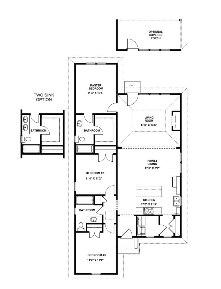 0107 HUNTERS, Opelika, AL, 36801, The Tate B on lot 107. Pricing, selections, and sp