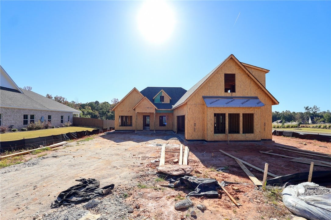 1902 Long Leaf Ln, Opelika, AL 36801, A new custom residence rises with classic gabled r